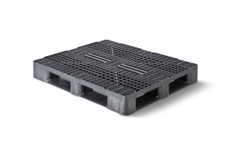 Kunststoffpalette Schwer 1200 x 1000 5 Kufen heavy - 3qp1210hb5rr - 3.QP1210HB5RR